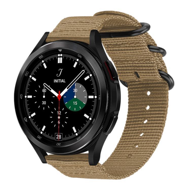 Correia de Relógio em Nylon de Tela com Fivela de Anel xDfind, Para Samsung Galaxy Watch Ultra / Ultra 2025, Para Samsung Galaxy Watch8 / 8 Classic, Para Samsung Galaxy Watch 7 / 6 / 5 / FE, Para Samsung Galaxy Fit3 SM-R390