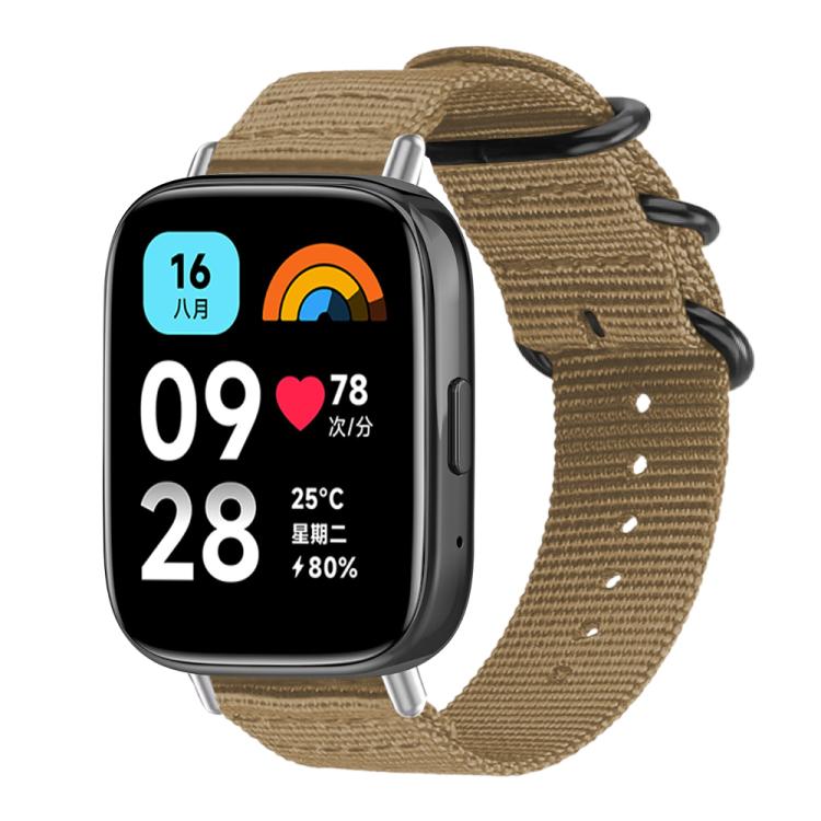 xDfind Ring Buckle Nylon Canvas Watch Band, For Xiaomi Band 10 Pro/9 Pro/Redmi Watch 6/5/4, For Redmi Watch 3 Active / Watch 3 Lite, For Redmi Watch 3