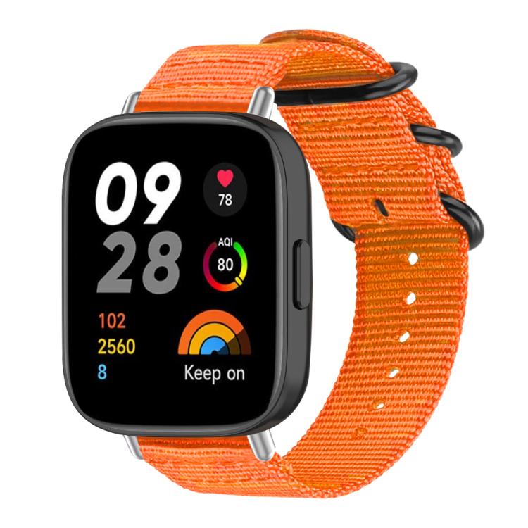xDfind Ring Buckle Nylon Canvas Watch Band, For Xiaomi Band 10 Pro/9 Pro/Redmi Watch 6/5/4, For Redmi Watch 3 Active / Watch 3 Lite, For Redmi Watch 3