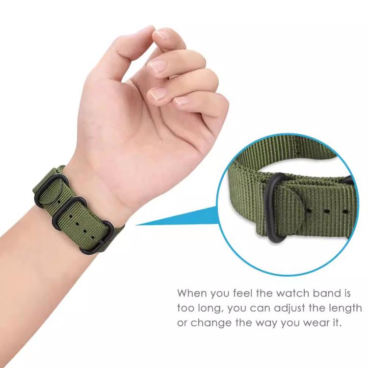 xDfind Ring Buckle Nylon Canvas Watch Band, For Xiaomi Band 10 Pro/9 Pro/Redmi Watch 6/5/4, For Redmi Watch 3 Active / Watch 3 Lite, For Redmi Watch 3