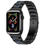 Pulseira de Relógio em Metal e Resina com Três Contas xDfind, Para Apple Watch 42 / 44 / 45 / 46 / 49mm, Para Apple Watch 38 / 40 / 41 / S10 42mm
