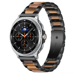 Correia de Relógio de Metal com Resina de Três Contas xDfind, Para Samsung Galaxy Watch Ultra/Ultra 2025, Para Samsung Galaxy Watch8 / 8 Classic, Para Samsung Galaxy Watch 7 / 6 / 5 / FE