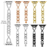 Pulseira de Relógio em Metal com Diamantes em Forma de X de Uma Só Fila xDfind, Para Apple Watch 42 / 44 / 45 / 46 / 49mm, Para Apple Watch 38 / 40 / 41 / S10 42mm
