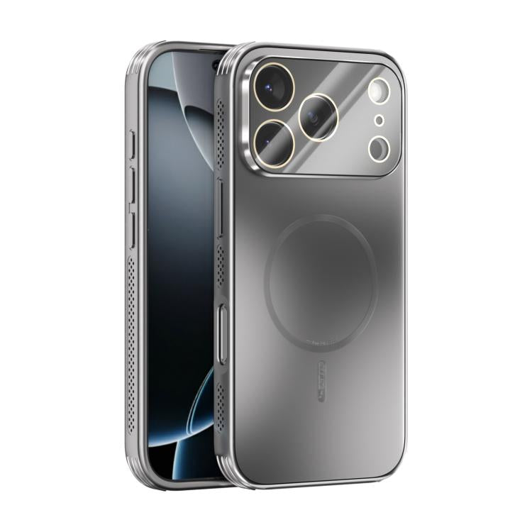 Capa para telemóvel ABEEL MagSafe fosca com dissipação de calor e película para lente, para iPhone 17e / 16e, para iPhone 17 Pro Max, para iPhone 17 Pro, para iPhone 17, para iPhone Air, para iPhone 16 Pro Max, para iPhone 16 Pro, para iPhone 16 Plus