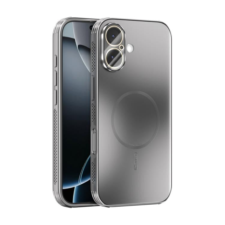 Capa para telemóvel ABEEL MagSafe fosca com dissipação de calor e película para lente, para iPhone 17e / 16e, para iPhone 17 Pro Max, para iPhone 17 Pro, para iPhone 17, para iPhone Air, para iPhone 16 Pro Max, para iPhone 16 Pro, para iPhone 16 Plus