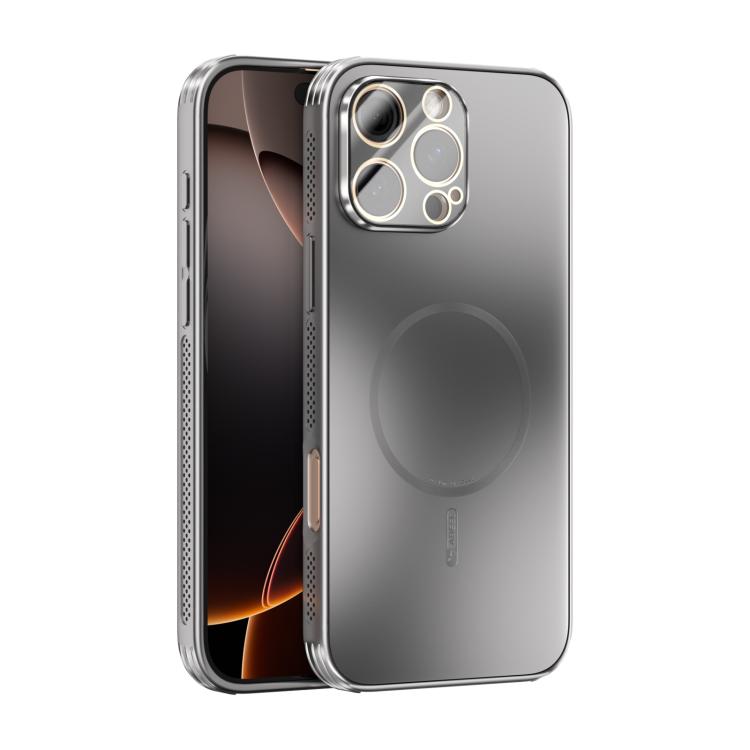 Capa para telemóvel ABEEL MagSafe fosca com dissipação de calor e película para lente, para iPhone 17e / 16e, para iPhone 17 Pro Max, para iPhone 17 Pro, para iPhone 17, para iPhone Air, para iPhone 16 Pro Max, para iPhone 16 Pro, para iPhone 16 Plus