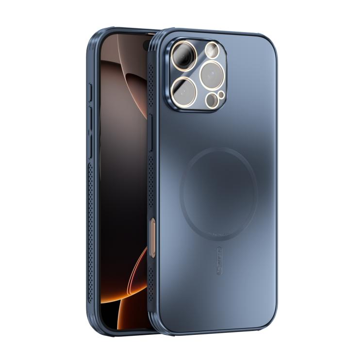 Capa para telemóvel ABEEL MagSafe fosca com dissipação de calor e película para lente, para iPhone 17e / 16e, para iPhone 17 Pro Max, para iPhone 17 Pro, para iPhone 17, para iPhone Air, para iPhone 16 Pro Max, para iPhone 16 Pro, para iPhone 16 Plus