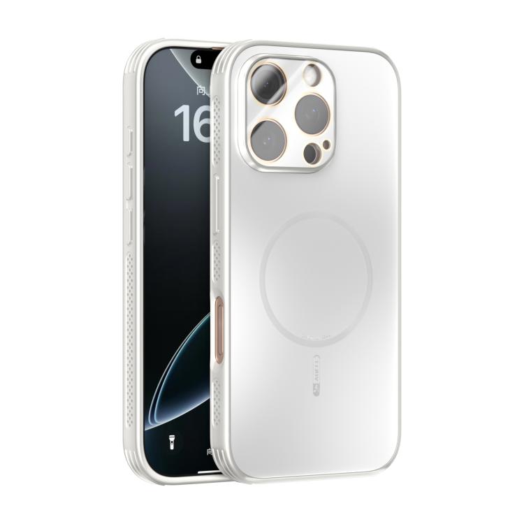Capa para telemóvel ABEEL MagSafe fosca com dissipação de calor e película para lente, para iPhone 17e / 16e, para iPhone 17 Pro Max, para iPhone 17 Pro, para iPhone 17, para iPhone Air, para iPhone 16 Pro Max, para iPhone 16 Pro, para iPhone 16 Plus