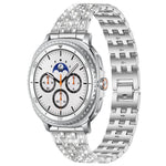 xDfind Five Beads Full Diamond Metal Watch Band, For Samsung Galaxy Watch Ultra/Ultra 2025, For Samsung Galaxy Watch8 / 8 Classic