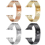 Pulseira de Relógio em Metal com Textura de Escama de Peixe xDfind, Para Apple Watch 42 / 44 / 45 / 46 / 49mm, Para Apple Watch 38 / 40 / 41 / S11 42mm