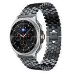 Correia de Relógio Metálica com Textura de Escama de Peixe xDfind, Para Samsung Galaxy Watch Ultra/Ultra 2025, Para Samsung Galaxy Watch8 / 8 Classic, Para Samsung Galaxy Watch7 / FE / 6 / 5 / 4, Para Samsung Galaxy Fit3
