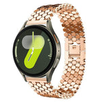 Correia de Relógio Metálica com Textura de Escama de Peixe xDfind, Para Samsung Galaxy Watch Ultra/Ultra 2025, Para Samsung Galaxy Watch8 / 8 Classic, Para Samsung Galaxy Watch7 / FE / 6 / 5 / 4, Para Samsung Galaxy Fit3