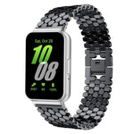 Correia de Relógio Metálica com Textura de Escama de Peixe xDfind, Para Samsung Galaxy Watch Ultra/Ultra 2025, Para Samsung Galaxy Watch8 / 8 Classic, Para Samsung Galaxy Watch7 / FE / 6 / 5 / 4, Para Samsung Galaxy Fit3