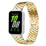 Correia de Relógio Metálica com Textura de Escama de Peixe xDfind, Para Samsung Galaxy Watch Ultra/Ultra 2025, Para Samsung Galaxy Watch8 / 8 Classic, Para Samsung Galaxy Watch7 / FE / 6 / 5 / 4, Para Samsung Galaxy Fit3