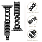 Pulseira de Relógio em Metal com Corrente de Ganga xDfind, Para Apple Watch 42 / 44 / 45 / 46 / 49mm