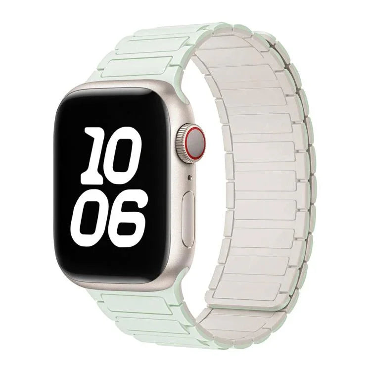 Pulseira de Relógio em Silicone Magnético em Forma de I xDfind, Para Apple Watch 42 / 44 / 45 / 46 / 49mm, Para Apple Watch 38 / 40 / 41 / S10 42mm