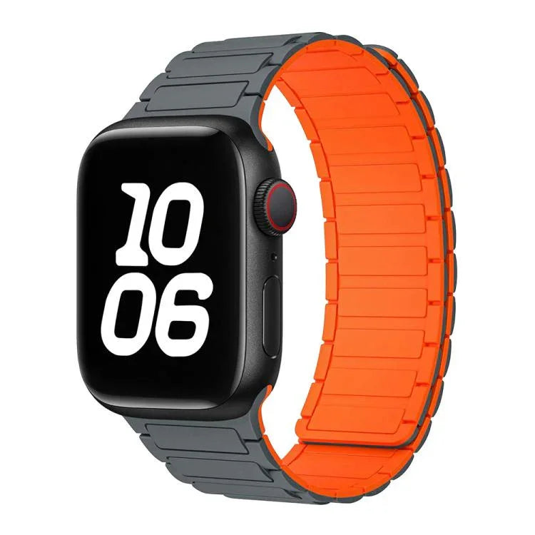 Pulseira de Relógio em Silicone Magnético em Forma de I xDfind, Para Apple Watch 42 / 44 / 45 / 46 / 49mm, Para Apple Watch 38 / 40 / 41 / S10 42mm