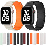 Pulseira de Relógio em Silicone Magnético em Forma de I xDfind, Para Apple Watch 42 / 44 / 45 / 46 / 49mm, Para Apple Watch 38 / 40 / 41 / S10 42mm