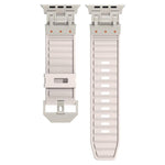 Mecha Stripe Texture Silicone Watch Band, For Apple Watch 46mm / 49mm / 45mm / 44mm