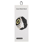 Mecha Stripe Texture Silicone Watch Band, For Apple Watch 46mm / 49mm / 45mm / 44mm