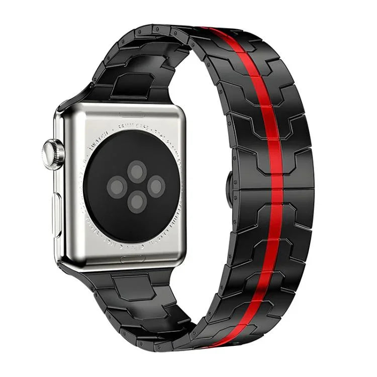 Pulseira de Relógio em Aço Inoxidável com Fecho Borboleta xDfind, Para Apple Watch 42 / 44 / 45 / 46 / 49mm, Para Apple Watch 38 / 40 / 41 / S10 42mm