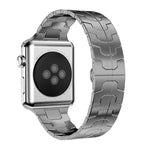 Pulseira de Relógio em Aço Inoxidável com Fecho Borboleta xDfind, Para Apple Watch 42 / 44 / 45 / 46 / 49mm, Para Apple Watch 38 / 40 / 41 / S10 42mm