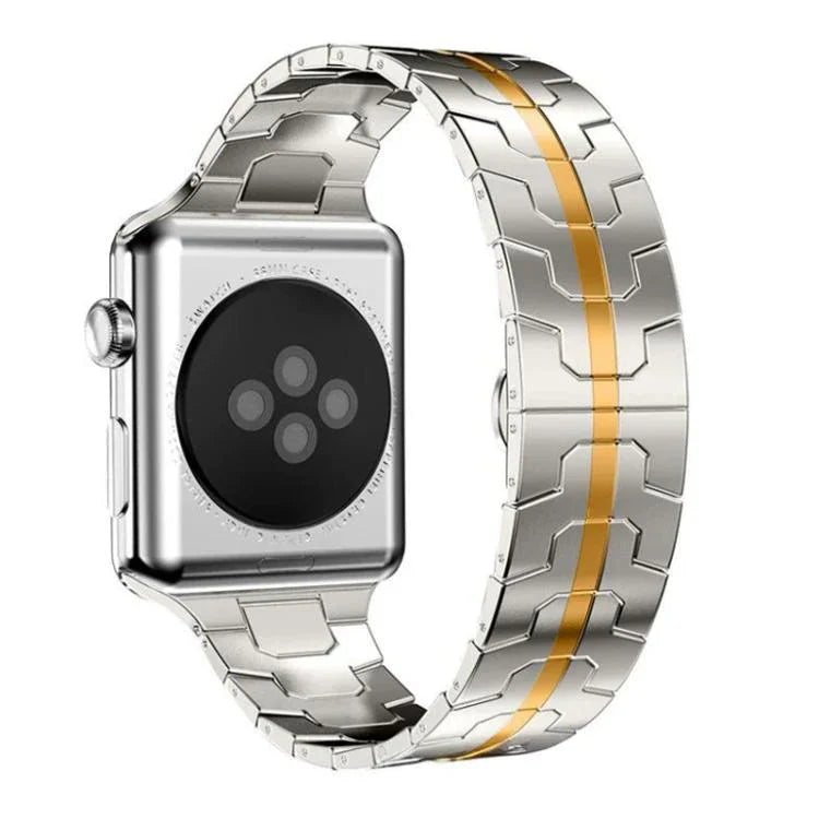 Pulseira de Relógio em Aço Inoxidável com Fecho Borboleta xDfind, Para Apple Watch 42 / 44 / 45 / 46 / 49mm, Para Apple Watch 38 / 40 / 41 / S10 42mm