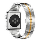 Pulseira de Relógio em Aço Inoxidável com Fecho Borboleta xDfind, Para Apple Watch 42 / 44 / 45 / 46 / 49mm, Para Apple Watch 38 / 40 / 41 / S10 42mm