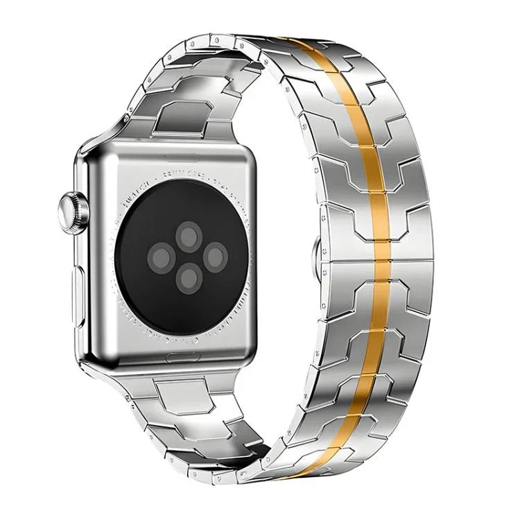 Pulseira de Relógio em Aço Inoxidável com Fecho Borboleta xDfind, Para Apple Watch 42 / 44 / 45 / 46 / 49mm, Para Apple Watch 38 / 40 / 41 / S10 42mm