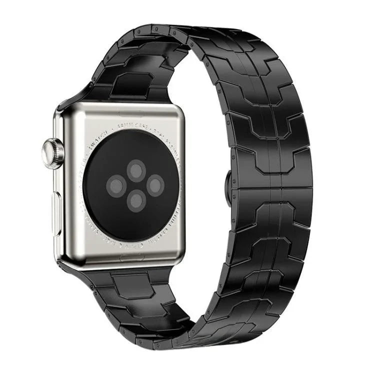 Pulseira de Relógio em Aço Inoxidável com Fecho Borboleta xDfind, Para Apple Watch 42 / 44 / 45 / 46 / 49mm, Para Apple Watch 38 / 40 / 41 / S10 42mm