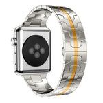 Pulseira de Relógio em Aço Inoxidável com Fecho Borboleta xDfind, Para Apple Watch 42 / 44 / 45 / 46 / 49mm, Para Apple Watch 38 / 40 / 41 / S10 42mm