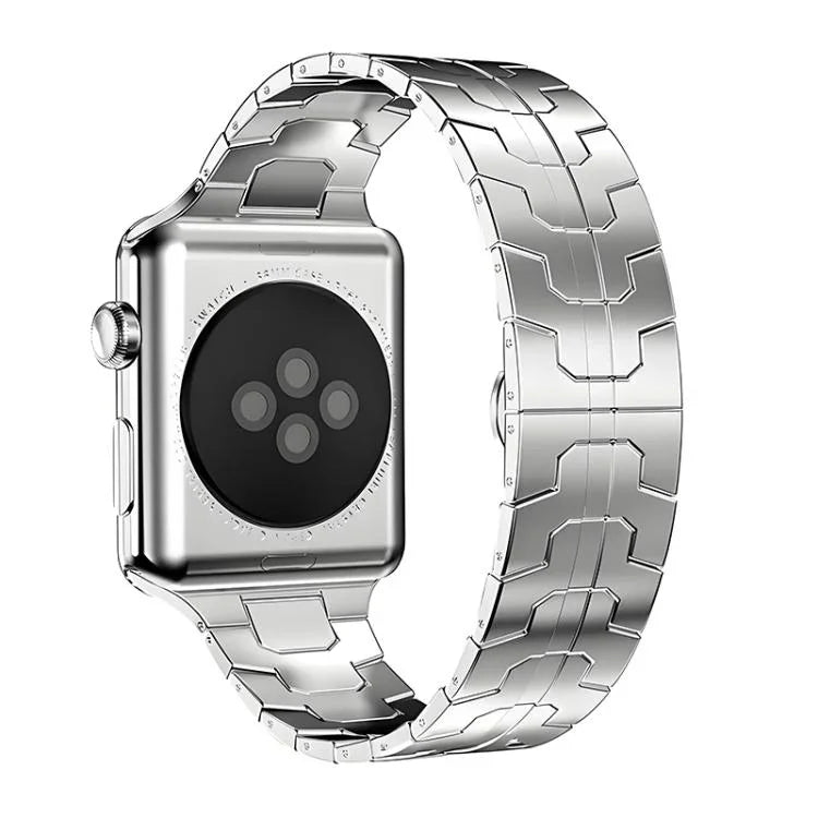 Pulseira de Relógio em Aço Inoxidável com Fecho Borboleta xDfind, Para Apple Watch 42 / 44 / 45 / 46 / 49mm, Para Apple Watch 38 / 40 / 41 / S10 42mm
