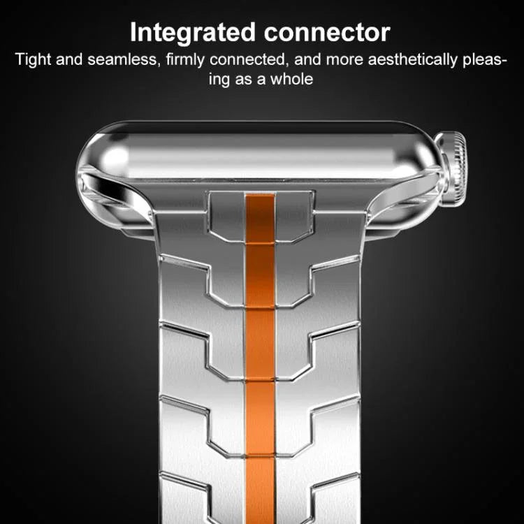 Pulseira de Relógio em Aço Inoxidável com Fecho Borboleta xDfind, Para Apple Watch 42 / 44 / 45 / 46 / 49mm, Para Apple Watch 38 / 40 / 41 / S10 42mm