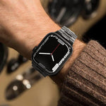 Pulseira de Relógio em Aço Inoxidável com Fecho Borboleta xDfind, Para Apple Watch 42 / 44 / 45 / 46 / 49mm, Para Apple Watch 38 / 40 / 41 / S10 42mm