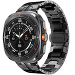 Correia de Relógio em Aço Inoxidável com Fivela Borboleta xDfind, Para Samsung Galaxy Watch Ultra / Ultra 2025, Para Samsung Galaxy Watch8 / 8 Classic