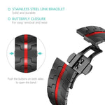 Correia de Relógio em Aço Inoxidável com Fivela Borboleta xDfind, Para Samsung Galaxy Watch Ultra / Ultra 2025, Para Samsung Galaxy Watch8 / 8 Classic
