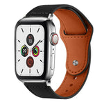 Pulseira de Relógio em Pele Genuína com Fecho de Rebite xDfind, Para Apple Watch 42 / 44 / 45 / 46 / 49mm, Para Apple Watch 38 / 40 / 41 / S10 42mm