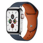 Pulseira de Relógio em Pele Genuína com Fecho de Rebite xDfind, Para Apple Watch 42 / 44 / 45 / 46 / 49mm, Para Apple Watch 38 / 40 / 41 / S10 42mm
