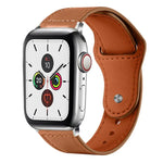 Pulseira de Relógio em Pele Genuína com Fecho de Rebite xDfind, Para Apple Watch 42 / 44 / 45 / 46 / 49mm, Para Apple Watch 38 / 40 / 41 / S10 42mm