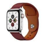 Pulseira de Relógio em Pele Genuína com Fecho de Rebite xDfind, Para Apple Watch 42 / 44 / 45 / 46 / 49mm, Para Apple Watch 38 / 40 / 41 / S10 42mm