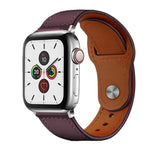 Pulseira de Relógio em Pele Genuína com Fecho de Rebite xDfind, Para Apple Watch 42 / 44 / 45 / 46 / 49mm, Para Apple Watch 38 / 40 / 41 / S10 42mm