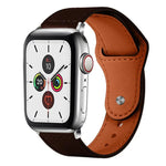 Pulseira de Relógio em Pele Genuína com Fecho de Rebite xDfind, Para Apple Watch 42 / 44 / 45 / 46 / 49mm, Para Apple Watch 38 / 40 / 41 / S10 42mm