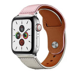 Pulseira de Relógio em Pele Genuína com Fecho de Rebite xDfind, Para Apple Watch 42 / 44 / 45 / 46 / 49mm, Para Apple Watch 38 / 40 / 41 / S10 42mm