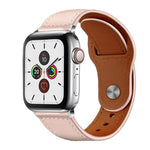 Pulseira de Relógio em Pele Genuína com Fecho de Rebite xDfind, Para Apple Watch 42 / 44 / 45 / 46 / 49mm, Para Apple Watch 38 / 40 / 41 / S10 42mm