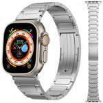 Pulseira de Relógio em Aço Inoxidável com Fecho em Forma de I xDfind, Para Apple Watch 42 / 44 / 45 / 46 / 49mm