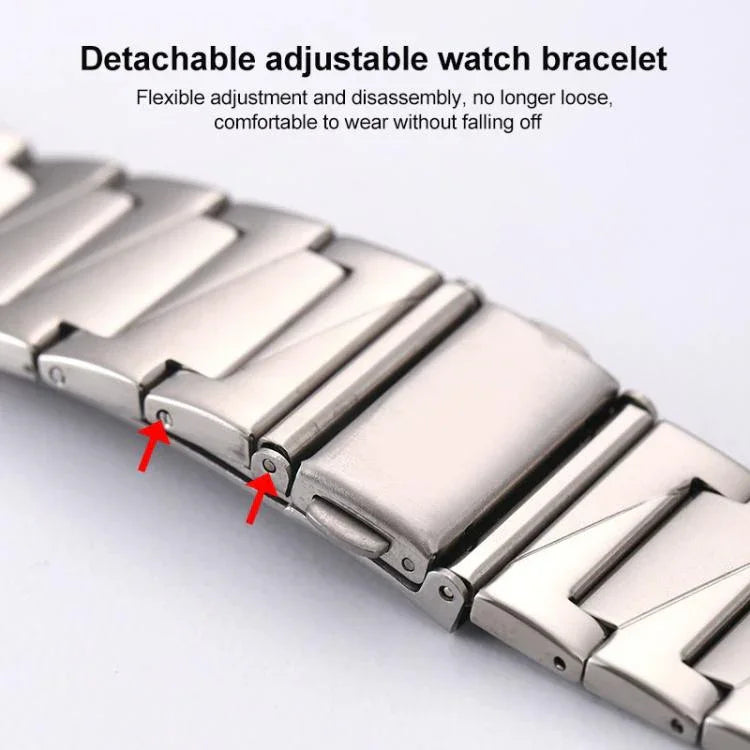 Pulseira de Relógio em Aço Inoxidável Escalonado xDfind, Para Apple Watch 42 / 44 / 45 / 46 / 49mm, Para Apple Watch 38 / 40 / 41 / S10 42mm