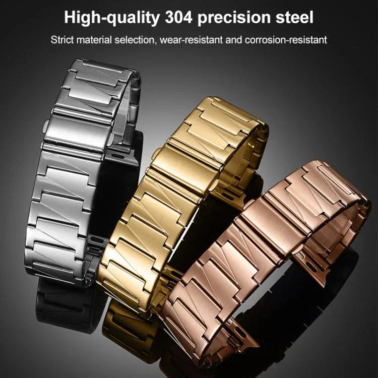 Pulseira de Relógio em Aço Inoxidável Escalonado xDfind, Para Apple Watch 42 / 44 / 45 / 46 / 49mm, Para Apple Watch 38 / 40 / 41 / S10 42mm