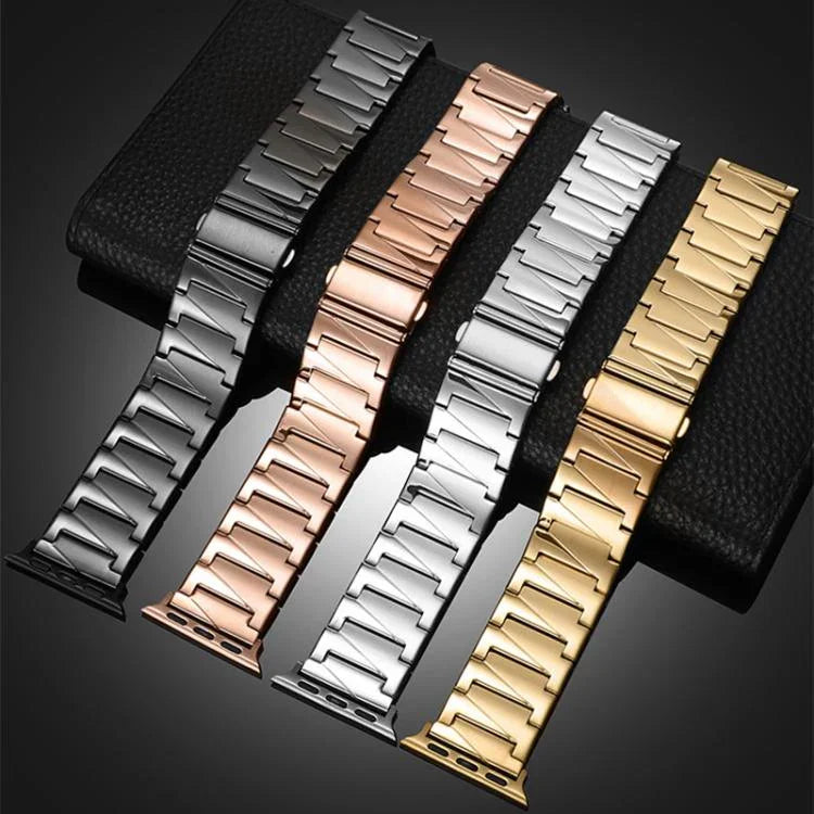 Pulseira de Relógio em Aço Inoxidável Escalonado xDfind, Para Apple Watch 42 / 44 / 45 / 46 / 49mm, Para Apple Watch 38 / 40 / 41 / S10 42mm