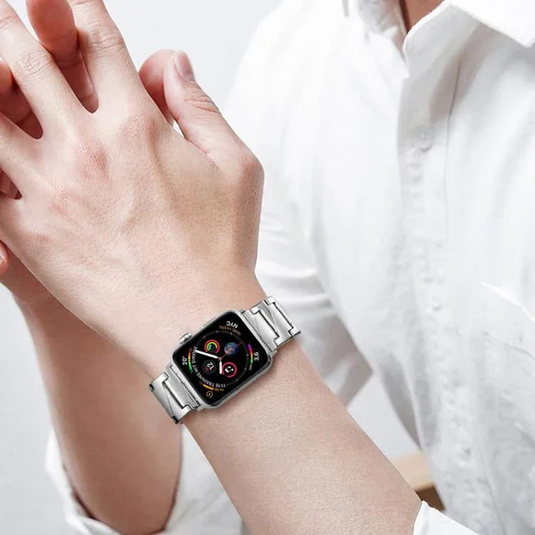 Pulseira de Relógio em Aço Inoxidável Escalonado xDfind, Para Apple Watch 42 / 44 / 45 / 46 / 49mm, Para Apple Watch 38 / 40 / 41 / S10 42mm