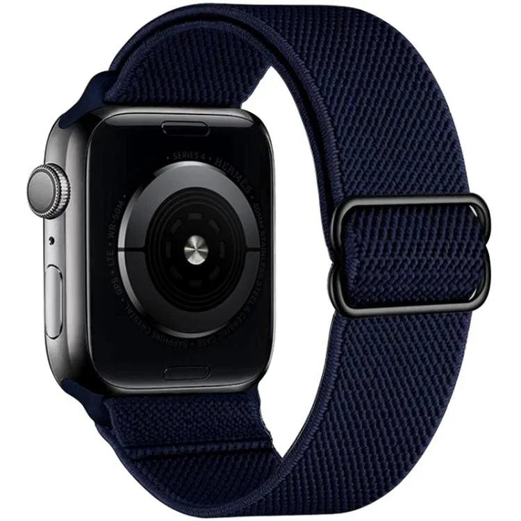 Correia de Relógio em Nylon Elástico com Fivela Deslizante Ajustável xDfind, Para Apple Watch 42 / 44 / 45 / 46 / 49mm, Para Apple Watch 38 / 40 / 41 / S10 42mm